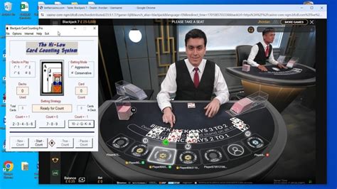 blackjack card counting software free
